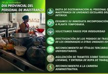 El Consejo Directivo Provincial ATE-Salta reclama mejoras en la situación del personal de Maestranza del Interior de la Provincia